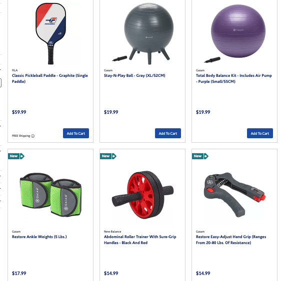Some of the products just introduced to The Vitamin Shoppe website.