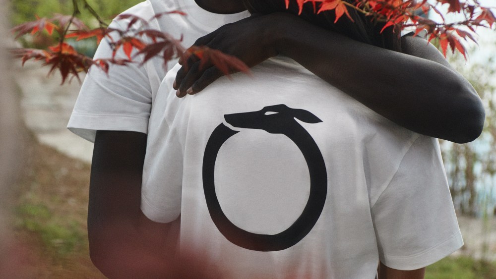 The Trussardi greyhound logo T-shirts.