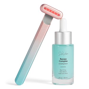 SolaWave 4-in-1 Facial Wand and Renew Complex Serum Bundle
