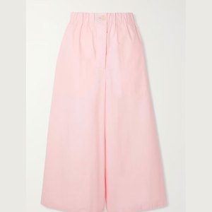 LOEWE + Paula's Ibiza cotton-poplin culottes