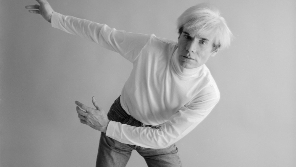 Christopher Makos photographed Andy Warhol for a portfolio of modeling portraits.