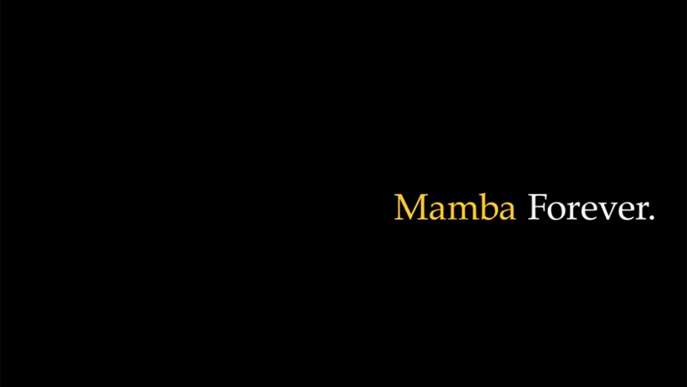 Nike, mamba forever