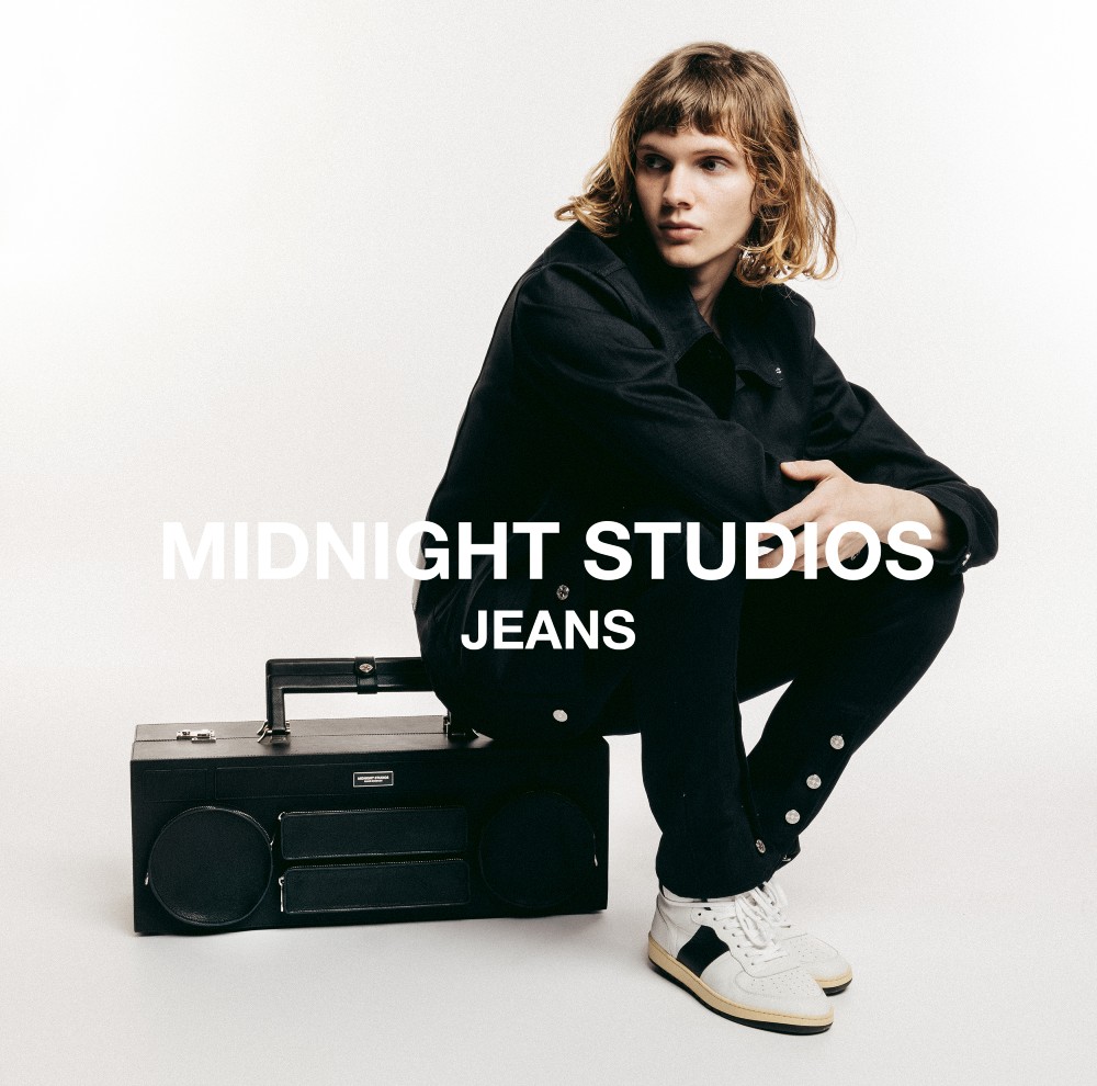 Midnight Studios' first denim collection was created with sustainable denim manufacturer, Saitex.