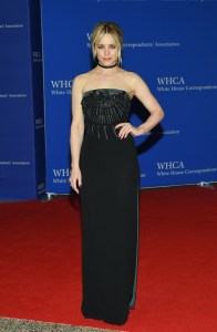 Rachel McAdams attends the White House Correspondents' Association Dinner at the Washington Hilton Hotel, Saturday, April 30, 2016, in Washington. (Photo by Evan Agostini/Invision/AP)