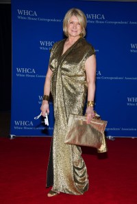 Martha Stewart attends the 2015 White House Correspondents' Association Dinner at the Washington Hilton Hotel on Saturday, April 25, 2015, in Washington. (Photo by Charles Sykes/Invision/AP)