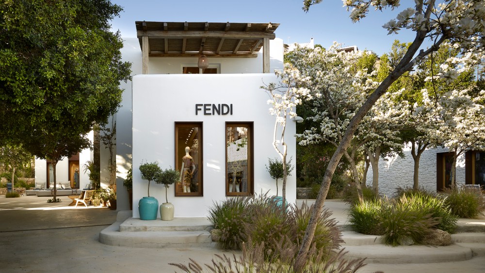 Fendi's store in Mykonos.