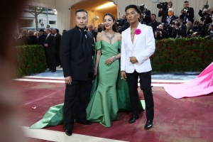 at The 2022 Met Gala celebrating In America: An Anthology of Fashion held at the The Metropolitan Museum of Art on May 2, 2022 in New York City.