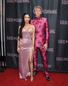 Megan Fox and Colson Baker aka Machine Gun Kelly at the premiere of 'Good Mourning' held at The London West Hollywood on May 12th, 2022 in West Hollywood, California.