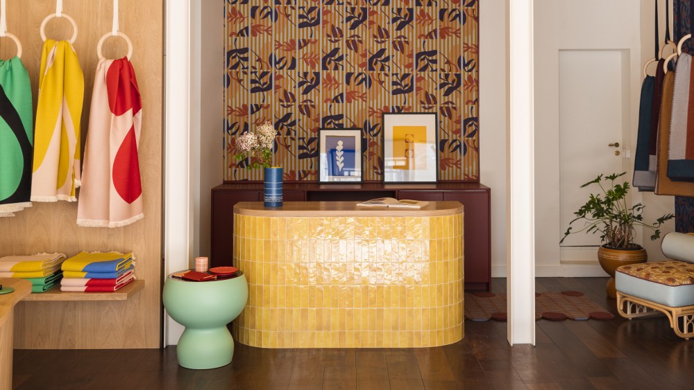 The interior of the Maison Matisse boutique in Paris.