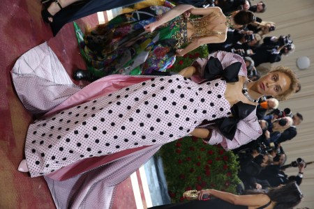 at The 2022 Met Gala celebrating In America: An Anthology of Fashion held at the The Metropolitan Museum of Art on May 2, 2022 in New York City.