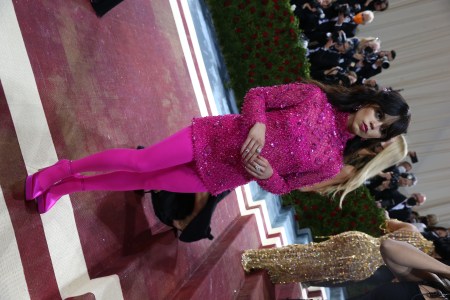 at The 2022 Met Gala celebrating In America: An Anthology of Fashion held at the The Metropolitan Museum of Art on May 2, 2022 in New York City.