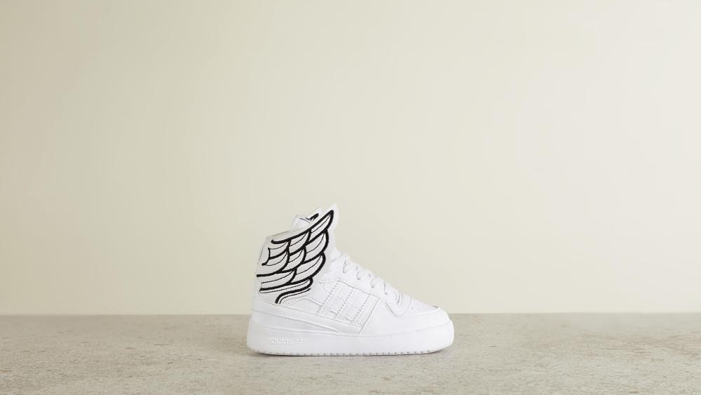 Adidas and designer Jeremy Scott rereleased the "JS Wings" collaboration this month.