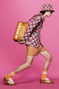 A look from the Adidas x Gucci collection.
