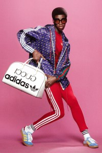 A look from the Adidas x Gucci collection.