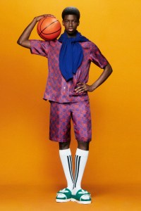 A look from the Adidas x Gucci collection.