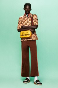 A look from the Adidas x Gucci collection.