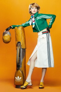 A look from the Adidas x Gucci collection.