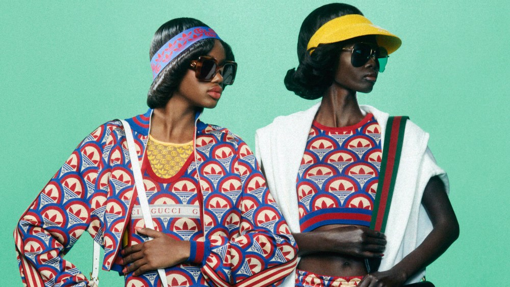 best fashion collaborations of 2022, A look from the Adidas x Gucci collection.