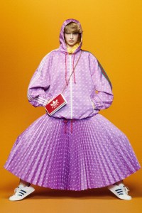 A look from the Adidas x Gucci collection.