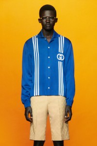 A look from the Adidas x Gucci collection.