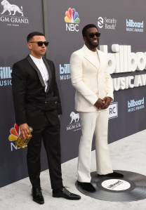 at the 2022 Billboard Music Awards held at the MGM Grand Garden Arena on May 15th, 2022 in Las Vegas, Nevada.