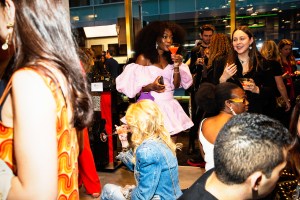 The scene at the Balmain and Olivier Rousteing Celebration of the New York City Flagship.