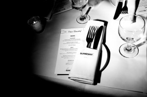 The scene at the Burberry x Lucien dinner