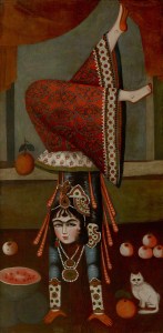 Female tumbler, Iran, early 19th century.