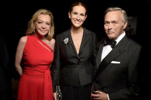 Caroline Scheufele, Julia Roberts and Karl-Friedrich Scheufele.