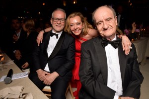 Thierry Fremaux, Caroline Scheufele and Pierre Lescure