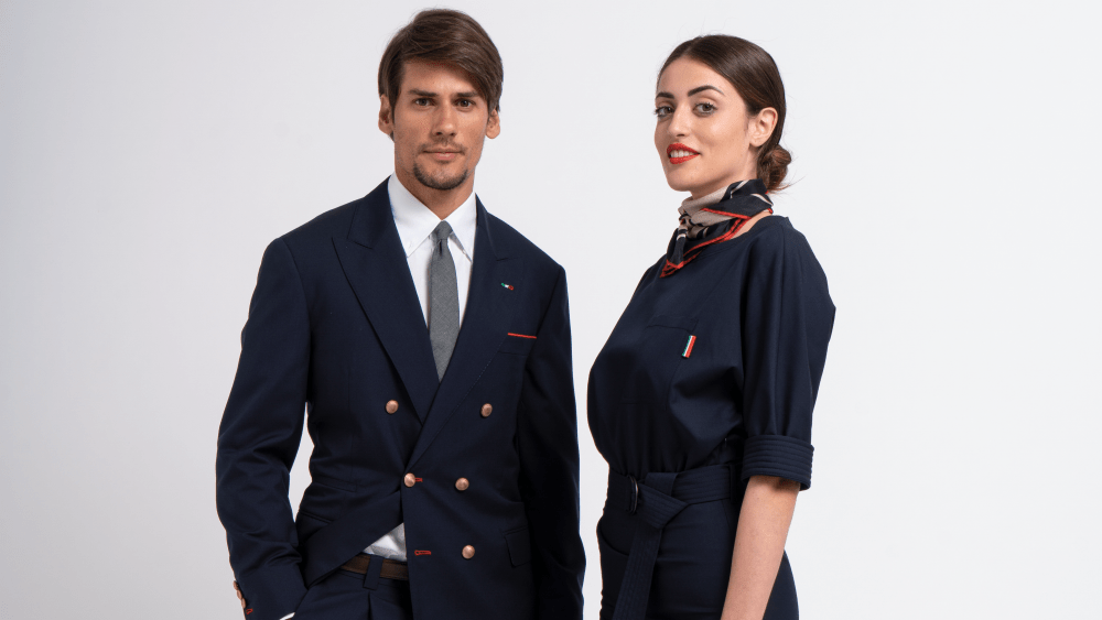 The official ITA Airways' uniforms by Brunello Cucinelli