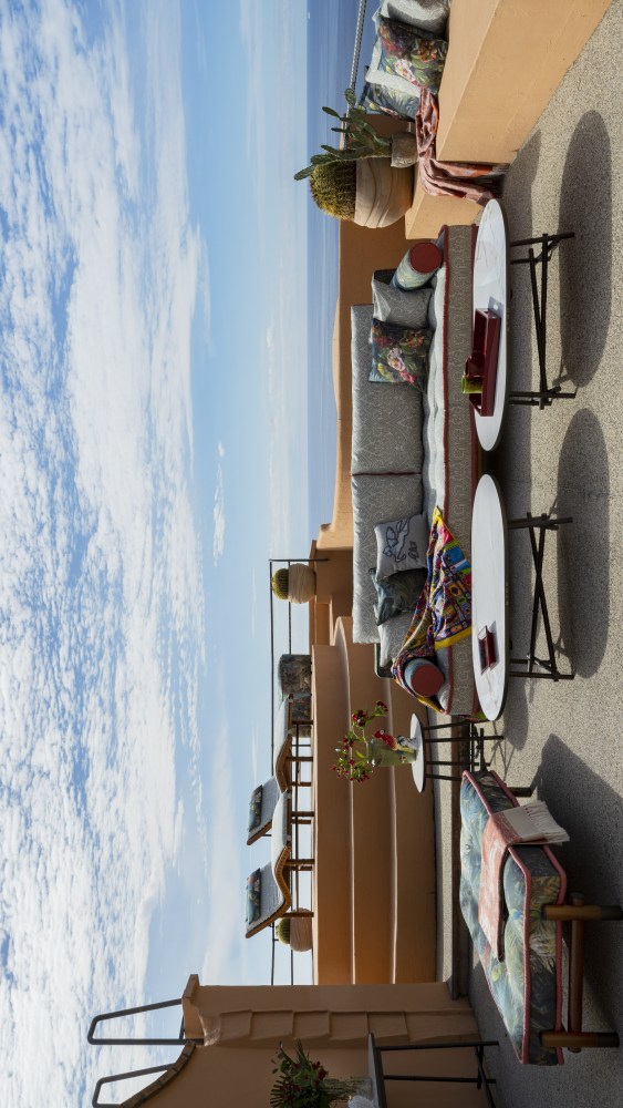 The terrace at the Etro Pegaso suite at the Punta Tragara Hotel, Capri