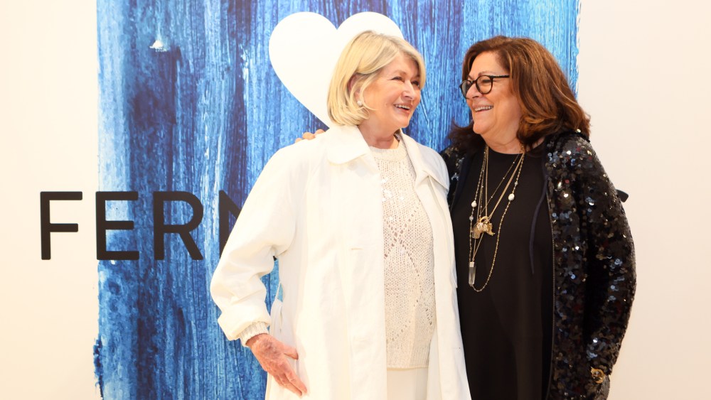 Martha Stewart and Fern Mallis