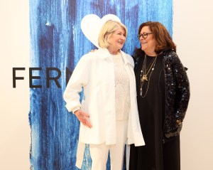 Martha Stewart and Fern Mallis