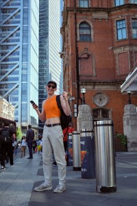 Spring street style in London.
