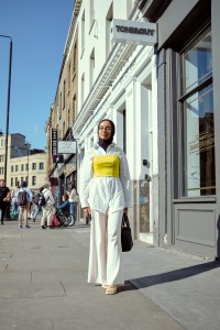 Spring street style in London.
