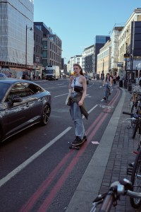 Spring street style in London.