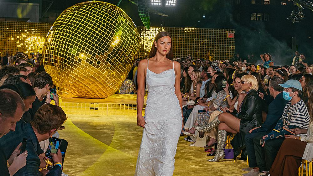 IMG Focus produced the Staud show last September on the roof of Spring Studios in New York.