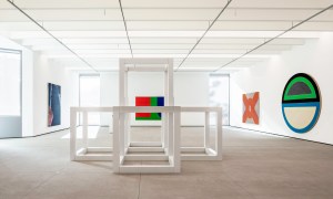 Installation view of the Foster Family Gallery at the newly expanded MCASD by Selldorf Architects.