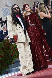 Alessandro Michele and Jared Leto and Jessica Chastian