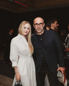 Dakota Fanning and Marco Giacometti