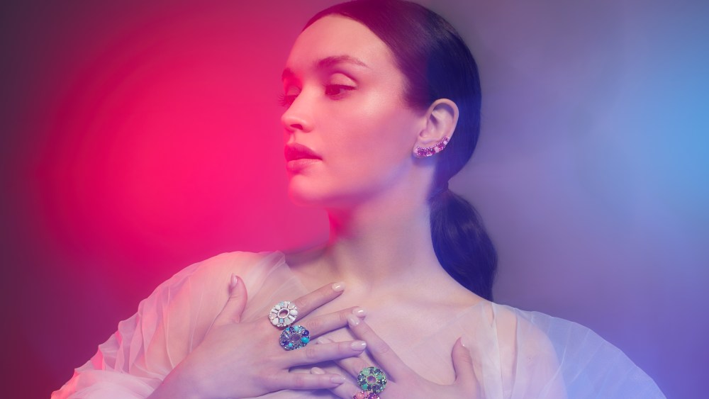 British actress Olivia Cooke in the Garrard campaign.