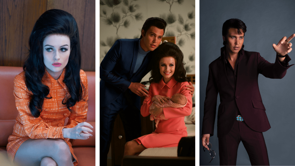 A first look at outfits created by Miuccia Prada in tandem with costume designer Catherine Martin for Baz Luhrmann’s biopic “Elvis.”