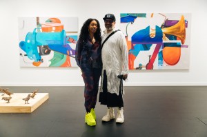The scene at Frieze New York