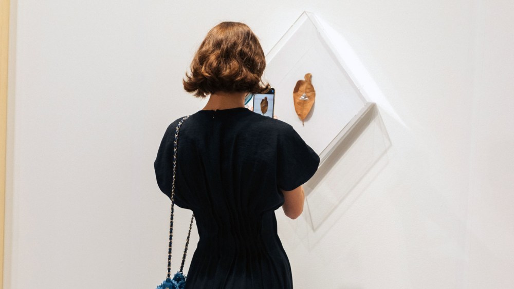 The scene at Frieze New York