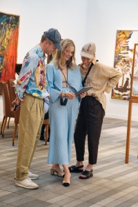 The scene at Frieze New York