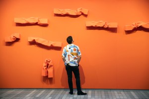 The scene at Frieze New York