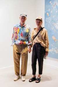 The scene at Frieze New York