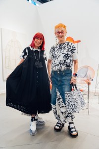 The scene at Frieze New York