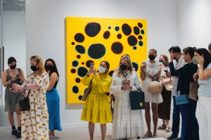 The scene at Frieze New York